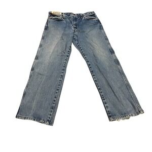 Wrangler FR13MW Flame Resistant Jeans 34x29 Blue Denim‎ Workwear Mens